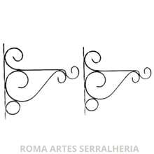 Kit 2 Ganchos Decorativos de Parede – Suporte Multiuso para Toalhas, Plantas e Acessórios - Preto - Visão 3