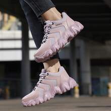 GUYISA Women's Safety Shoes, Anti-Crush, Anti-Puncture, Soft, Lightweight, Breathable, Fashion Pink Patchwork, Functional Work Shoes, Suitable For All Seasons - Baby Pink - View 6