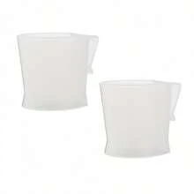 2pcs/4pcs Refrigerator Side Door Organizer Rack - Transparent Plastic Condiment And Sauce Bottle Holder, Suitable For Door Storage, Perfect For Salad Dressing And Ketchup, Home Decor, Party & Christmas Storage