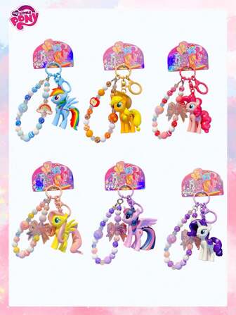 MY LITTLE PONY 1pc Plush Keychain Pendant, Cute Figure Small Gift Bag Pendant, Keychain Single Decoration, Cartoon Car Key Chain Small Gift Decoration Small Gift, 6 Patterns To Choose From, Valentine's Day, Birthday Gift, Graduation Gift, Gift, Gift For Girlfriend, Gifts Birthday Decoration Room Decor, Decorations Home Decor, Gift