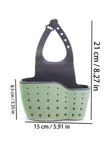 1pc/3pcs Set Silicone Sink Hanging Drain Bag, Faucet Drainage Rack