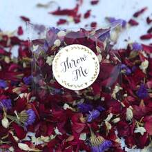 1pc/1set Rose Petals, Jasmine, Forget-Me-Not Mixed Dried Flowers - Suitable For Wedding Ceremony Flower Petal Throwing, DIY Candle, Incense, Soap Making Craft Supplies