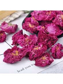 1 Pack Of 30g, 120g Or 200g Dried Peony, Rose Flowers, Botanical Wreaths, Handicraft Decor, Suitable For DIY Handmade Materials, Artisan Scented Candles, Aromatherapy, Home Decoration, Suitable For Various Festivals, Events, Living Room, Bedroom, Office, Cafe Decorations, Candle Making, Soap Making, All Holiday Decorations And Party Atmosphere