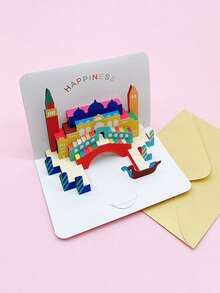 1 Thiệp chúc mừng sinh nhật 3D với hình bóng bay, bánh kem và vòng quay ngựa gỗ, bao gồm thiệp và phong bì, thiệp sinh nhật tối giản, quà tặng cho gia đình và bạn bè, thiệp chúc phúc, thiệp gấp 3D, thiệp cảm ơn, thiệp sinh nhật sáng tạo đa năng. - Nhiều màu - Xem 12