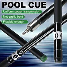 High-Quality Fiberglass Billiard Cue - Specially For Beginners, 12.5mm Multi-Layer Tip, Strong Grip, , Non-Deformation, PU Anti-Slip Handle, Stainless Steel Shaft Protection, Suitable For 8-Ball, 9-Ball, Black Ball. Quick Release Design, Perfect Gift For Billiard Lovers, 18-20 Oz