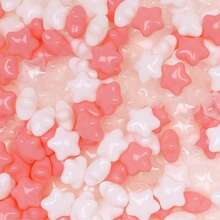 50 个可爱星形球池球、球池海洋球、儿童室内外家庭玩具、婴儿抓球、防压彩色海洋球（适用于婴儿或幼儿球池）、儿童泳池水上玩具、派对装饰礼物