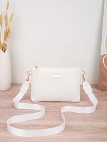 女士新款时尚波浪压纹链条斜挎包、单肩包、手拿包、信封包