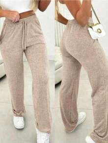 Lanzinha Pants Women's Fashion  Lanzinha Pants Warm Winter Fashion - 米色 米色 - 查看 3