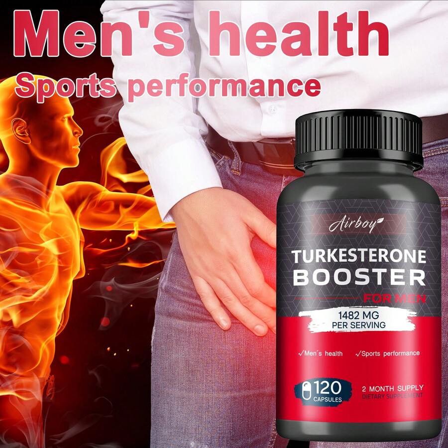 Turkesterone Booster - Promotes Muscle Growth And Recovery, Enhances Energy, Strength, Stamina, And Endurance, Tongkat Ali, Saw Palmetto Extract - 120pcs - 120 viên nang - Xem 1