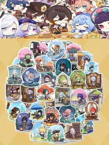 100pcs Cartoon Waterproof Phone Stickers, Fridge Magnets, Luggage Stickers