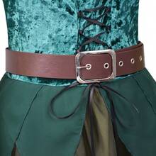 1件 COS 女士中世纪绿色仙女连衣裙，万圣节服装 - 彩色 - 查看 6