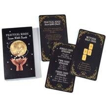 Set divinatorio esoterico - Mazzo di carte oracolo premium ispirato alla luna con simbolismo botanico per studi mistici universitari