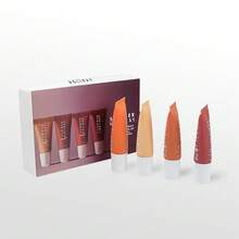 1 套迷你中性唇膏，透明保湿高光泽唇膏，保湿唇膏透明保湿唇油 - 彩色 - 查看 5