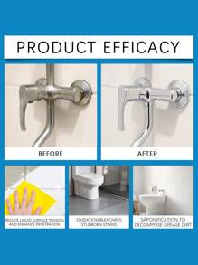 jakehoe 6/3/2/1pcsKitchen Cleaning Set, Powerful Degreasing Cleaner Home Deep Cleaning Multifunctional Tile Range Hood Kitchen Appliances Heavy Oil Oil Deep Clean Kitchen, Bathroom, Home Gentle Cleaning Kitchen Oil Stain Home Kitchen Cooktop Oil Cleaner(New And Old Models Will Be Sent Randomly)