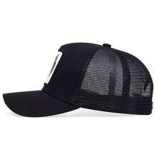 1 pieza Gorra de camionero con diseño de tigre para hombres, gorra de béisbol bordada, moda urbana, protección solar para exteriores, gorra casual de malla, adecuada para primavera, otoño, viajes, playa - Multicolor - Ver 7