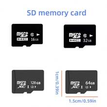 High-Speed Mini SD Card: 128GB/64GB/32GB/16GB TF Storage Card, TF Card Flash Memory Mini Mini SD Storage Card, Suitable For Cameras, Smartphones, SD Card/TF Card, Surveillance Cameras, Dash Cams, Video Cards, Personal Computers And Car Audio Systems - Very Suitable For Storing Files And Media.