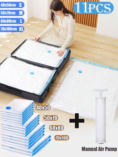 Vacuum Compression Zipper Storage Bags, Vacuum Compression Bags, Vacuum Compression Zipper Storage Bags, Space Saving Luggage Bags, Travel Compression Bags, Foldable Clothes Storage Bags, Clothes Sorting Storage Bags, Suitable For Clothes, Quilts, Cabinets - Save 75% Space, Moisture-Proof Storage Bags, Anti-Insect, Space Saving, Bedding Winter Clothes, Elegant Women's Dresses