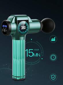 Portable Muscle Massage Gun For Body Massage, Massage Gun Deep Tissue, Silent Brushless Motor And Portable Massage Gun With 8 Interchangeable Heads For Deep Muscle Relief And Relaxation, Relax Gift