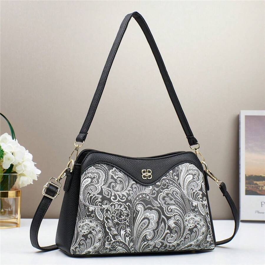 Women Top Handle Bags - 黑色 - 查看 1