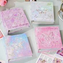 星空收纳相册一格卡片相册高颜值蝴蝶ins风照片相册3寸活页卡片相册学习用品返校 - 彩色 - 查看 1