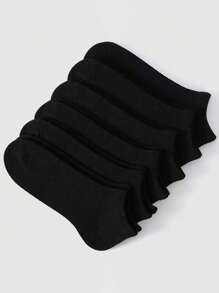 20 pares de calcetines unisex, calcetines deportivos, calcetines negros tobilleros, calcetines invisibles, de unicolor y estilo minimalista, adecuados para uso casual diario
