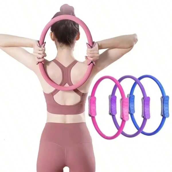 Anneau de Pilates, cercle de résistance de yoga, accessoire de fitness pour le façonnage du corps. Entraînement pour les jambes fines et la taille