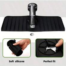 Silicone Kitchen Sink Organizer & Splash Guard - Multi-Functional Draining Tray For Sponge, Soap Dispenser And Cleaning Tools, 5° Incline Design For Faster Drainage, Leak-Proof Countertop Protection, Bathroom Storage | High Rim Organizer | Silicone Sink Mat