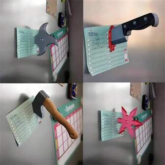 Halloween Refrigerator Sticker - 3D Knife Refrigerator Sticker, Strong Magnetic Resin Kitchen Decoration, Refrigerator Magnet, Terrifying Style, Can Be Pasted On Refrigerators, Walls, Doors For Decoration, Halloween, Christmas, Easter, Carnival, Birthday Parties And Stage Performances, It Is A Perfect Gift For Family And Friends