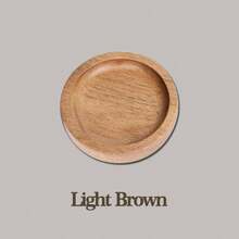 1pc Personalized Wooden Jewelry Tray, Customized Engagement, Wedding Ring Holder, Jewellery Tray, Suitable As Engagement Or Wedding Gift - Multicolor - View 10