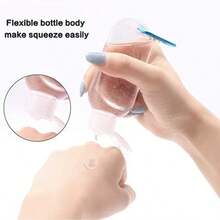 1PC Custom 50ml Personalized Sanitizer Bottle(Hook Color Random),Custom Empty Bottle,Travel Liquid Keychain Keyring,Personal Dispenser For Alcohol Antibacterial Gel,Personalized Party Favors Gift - 50ml - View 10