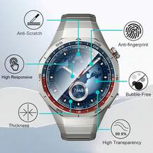 3 opakowania przezroczystego szkła hartowanego na ekran, kompatybilne z Watch GT 6 5 4 3 Pro, folia ochronna na ekran GT Runner, odporna na zarysowania, rozmiar koperty: 41 mm, 42 mm, 46 mm, prezent urodzinowy dla chłopaka/dziewczyny - Przezroczysty - Zobacz 4