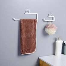 Wall-Mounted Paperclip-Free Tissue Holder - Multi-Functional Kitchen Paper Towel Dispenser, Toilet Paper Rack, Cling Film Organizer, Cleaning Cloth Rack, Bathroom And Kitchen Accessory With Strong Adhesive - No Power Needed