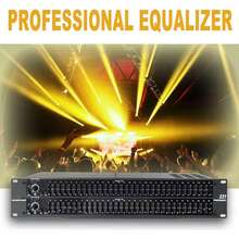 Equalizador de audio estéreo de doble canal de 31 bandas - Negro - Ver 5