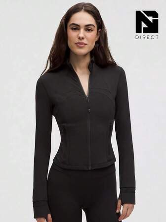 Lululemon Define Cropped Jacket Nulu-For Yoga Gym Running-Sweat-Wicking-Yoga-All Seasons Sport-Spring/Summer-Autumn/Winter-Prefect Thanks Giving Day & Chrismas Gift