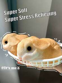 1/6个装 柔软可爱兔子挤压玩具，减压玩具，触觉玩具，办公旅行减压玩具，适合儿童、青少年和成人，逼真动物玩具，儿童礼物，儿童玩具，女孩玩具，男孩玩具，感官玩具，儿童派对礼物，课堂奖励，复活节礼物，圣诞节礼物，派对礼品袋填充物，生日派对礼物，派对游戏，趣味礼物 - 彩色 - 查看 7