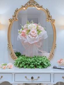 Bukiet ślubny w stylu boho, bukiet ślubny dla panny młodej w stylu zachodnim, sesja zdjęciowa w miesiącu miodowym