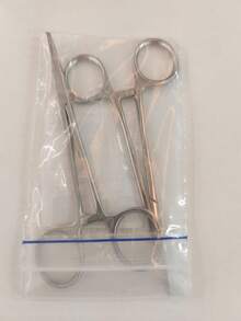 2 Piece Hemostat Curved And Straight Stainless Steel Self-Locking Fishing Forceps Piercing Remover Tool Piercing Grabber Tool For Nurses Pet Grooming Care Fishing DIY Crafting(5") - Nhiều màu - Xem 9