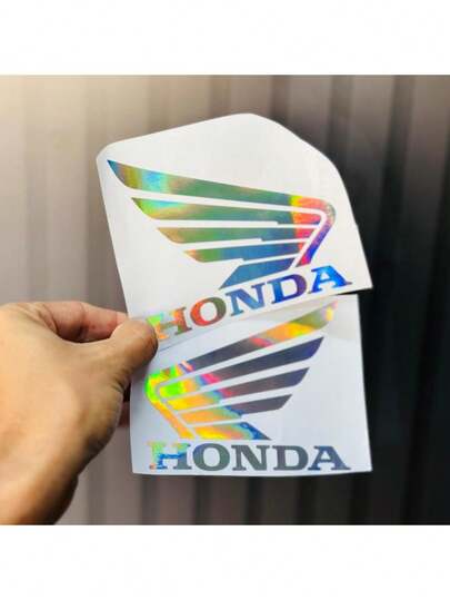 Adesivo Asa Tanque  Holográfico Camaleão - 2 adesivos medida 12,5x10cm