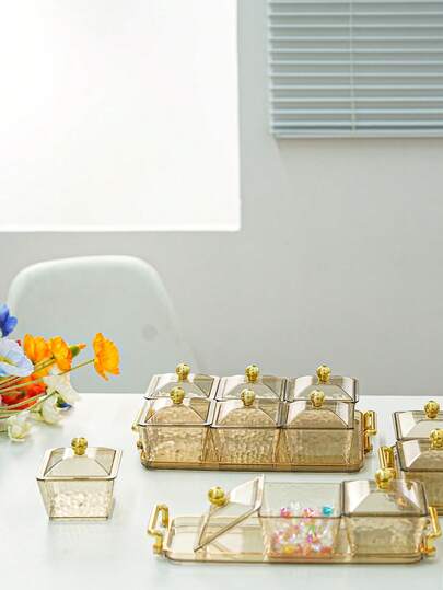 Bộ 1 hoặc 3/4/6 khay đựng bánh quy bán lẻ, bộ đồ dùng tiệc tùng, ngày lễ, có thể tái sử dụng.