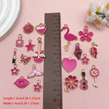 20/50/100 pièces Série or rose Assortiment aléatoire - Fournitures d'artisanat pour bijoux et accessoires faits main