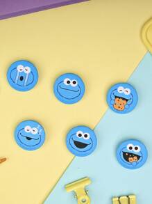 Hasbro 1 Pc Sesame Street Mini Badge Blind Box - Cute Badges For Backpacks And Clothes, Great Gift For Friends, Dress Accessories Pin (Random Delivery)