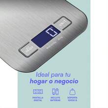 Balanza Digital De Precisión Lincky Cocina Repostería 1g A 10kg Color Gris, ideal para hogar - Gris - Ver 4