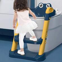 TAIMASI 2 In 1 Toilet Potty Training Seat With Step Stool Ladder And Urinal, Sa-Fe & Comfortable Potty Chair With Anti-Slip Design, Adjustable Height - Pink Purple - View 3