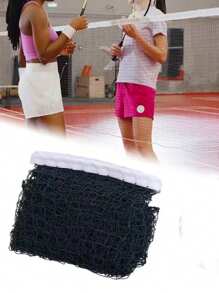 1个随机颜色羽毛球网，可折叠便携室内/室外双打网 - 彩色 - 查看 2