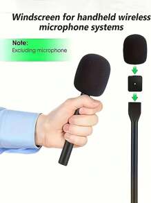 Durable ABS Wireless Microphone Stand, Portable Handheld Stand With Kickstand, Sturdy Construction, Microphone Stand, Wireless Microphone For Mobile Phones,Micro Sans Fil,Micro Cravate,Microphone,Telephone Portable,Kpop,Microphone,Bras De Micro,Microphone,Micro Sans Fil,Bonnette Micro