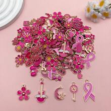 20/50/100 pièces Série or rose Assortiment aléatoire - Fournitures d'artisanat pour bijoux et accessoires faits main