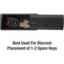 Master Lock 207D Estuche Portallaves Magnético de Plástico Reforzado, color Negro - 11.91cm por 5.08cm por 2.84cm - Ver 10