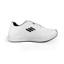 Men's O2X Lightweight Tennis Shoes Walking Running Gym Sports Training Beach Lace Up Sports Outdoor - 白/黑 - 查看 2