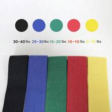 Elastic Fitness Resistance Bands Yoga Pilates Hip Circle Expander Bands Gym Training Home Workout Equipment