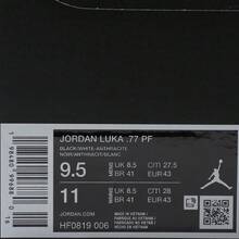 Nike 男款 Jordan Luka .77 PF 篮球鞋，低帮，HF0819-006 - 黑色 - 查看 6